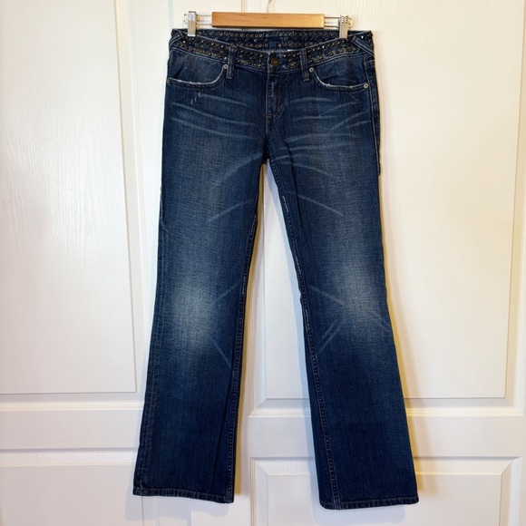 Gap Stud Waist Bootcut Low Rise Denim Jeans Women’s 6 Regular - Picture 10 of 10